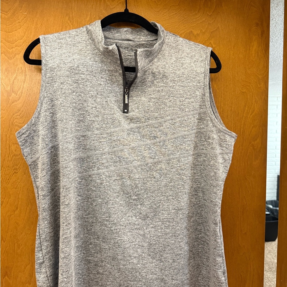 Gray Sleeveless Women's Top